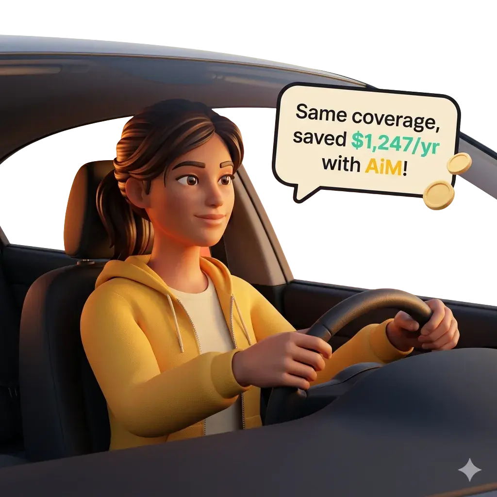 An AiM client reviewing a renewal that came back lower on the same coverage